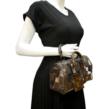 Load image into Gallery viewer, LOUIS VUITTON Chess Keepall  25 Monogram Canvas Satchel Bag Brown
