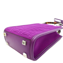 Load image into Gallery viewer, FENDI Sunshine Mini Plexiglass Vitello Ceylon Shopper Tote Purple
