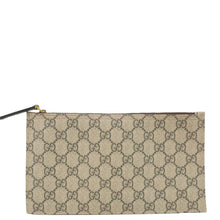 Load image into Gallery viewer, GUCCI GG Supreme Canvas Wristlet Beige 539335
