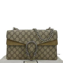 Load image into Gallery viewer, GUCCI Dionysus Small GG Supreme Canvas Shoulder Bag Beige 400249
