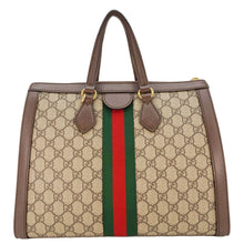 Load image into Gallery viewer, GUCCI Ophidia Medium GG Supreme Tote Shoulder Bag Beige 524537
