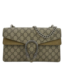 Load image into Gallery viewer, GUCCI Dionysus Small GG Supreme Canvas Shoulder Bag Beige 400249
