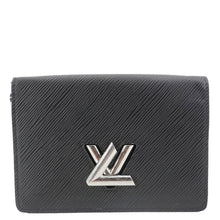 Load image into Gallery viewer, LOUIS VUITTON Twist Epi Leather Chain Wallet Shoulder Bag Black
