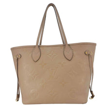 Load image into Gallery viewer, LOUIS VUITTON Neverfull MM Empreinte Leather Tote Shoulder Bag Beige
