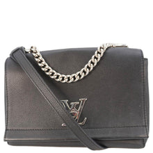 Load image into Gallery viewer, LOUIS VUITTON Lockme II BB Pebbled Leather Shoulder Bag Black
