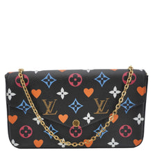 Load image into Gallery viewer, LOUIS VUITTON Pochette Felicie Game On Canvas Crossbody Bag Multicolor
