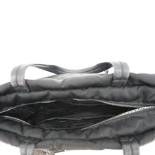 Load image into Gallery viewer, PRADA Tessuto Bomber Nylon Shopping Tote Bag Black
