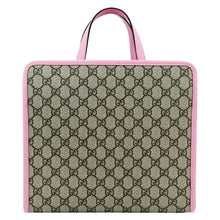 Load image into Gallery viewer, GUCCI Children&#39;s 3D Strawberry GG Supreme Canvas Tote Bag Beige 630589
