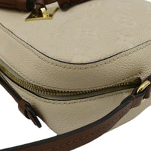 Load image into Gallery viewer, LOUIS VUITTON Saintonge Monogram Empreinte Leather Crossbody Bag Creme
