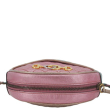 Load image into Gallery viewer, GUCCI Trapuntata Mini Zumi Dome Laminated Nappa Leather Crossbody Bag pink 534951
