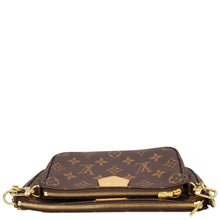 Load image into Gallery viewer, LOUIS VUITTON Multi Pochette Accessoires Monogram Canvas Crossbody Bag Brown
