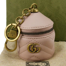 Load image into Gallery viewer, GUCCI GG Marmont Leather Key Chain Pink 725109
