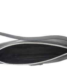 Load image into Gallery viewer, Prada Accessory Pouch Nylon Hobo Bag Black – Pocket View
