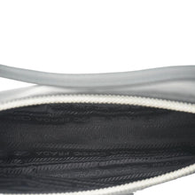 Load image into Gallery viewer, Prada Accessory Pouch Nylon Hobo Bag Black – Open Zip View
