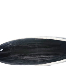 Load image into Gallery viewer, Prada Accessory Pouch Nylon Hobo Bag Black – Inner View
