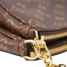 Load image into Gallery viewer, LOUIS VUITTON Multi Pochette Accessoires Monogram Canvas Crossbody Bag Brown
