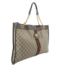 Load image into Gallery viewer, GUCCI Rajah GG Supreme Canvas Tote Shoulder Bag Beige 537219
