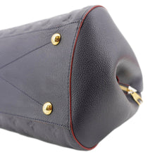 Load image into Gallery viewer, LOUIS VUITTON Montaigne GM Empreinte Leather Shoulder Bag Navy Blue
