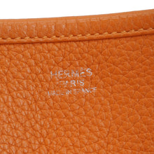 Load image into Gallery viewer, HERMES Evelyne III PM Taurillon Leather Crossbody Bag Orange Poppy
