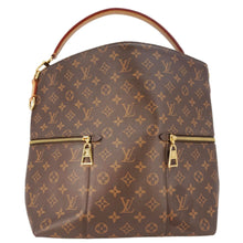 Load image into Gallery viewer, LOUIS VUITTON Melie Monogram Canvas Hobo Bag Brown
