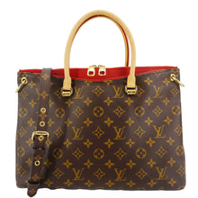 Load image into Gallery viewer, LOUIS VUITTON Pallas MM Monogram Canvas Shoulder Bag Red
