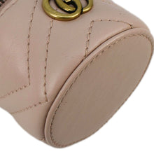 Load image into Gallery viewer, GUCCI GG Marmont Leather Key Chain Pink 725109
