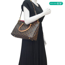 Load image into Gallery viewer, LOUIS VUITTON Pallas MM Monogram Canvas Shoulder Bag Red
