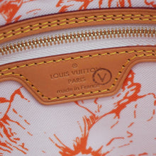 Load image into Gallery viewer, LOUIS VUITTON Neverfull MM Watercolor Monogram Tiles Canvas Shoulder Bag Coral
