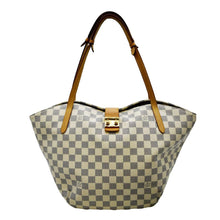 Load image into Gallery viewer, LOUIS VUITTON Salina PM Damier Azur Shoulder Bag White
