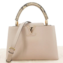 Load image into Gallery viewer, LOUIS VUITTON Capucines Leather Shoulder Bag Galet
