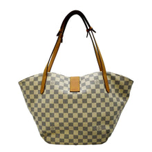 Load image into Gallery viewer, LOUIS VUITTON Salina PM Damier Azur Shoulder Bag White
