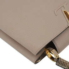 Load image into Gallery viewer, LOUIS VUITTON Capucines Leather Shoulder Bag Galet
