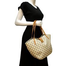 Load image into Gallery viewer, LOUIS VUITTON Salina PM Damier Azur Shoulder Bag White
