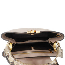 Load image into Gallery viewer, LOUIS VUITTON Capucines Leather Shoulder Bag Galet
