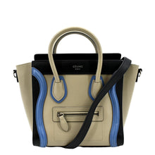 Load image into Gallery viewer, CELINE Nano Luggage Calfskin Leather Shoulder Bag Tricolor
