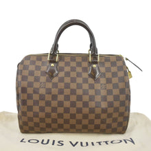 Load image into Gallery viewer, LOUIS VUITTON Speedy 30 Damier Ebene Satchel Bag Brown
