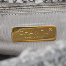 Load image into Gallery viewer, CHANEL 19 Flap Medium Quilted Tweed Shoulder Bag Gray
