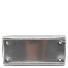 Load image into Gallery viewer, CHRISTIAN DIOR Lady Dior Medium Leather Shoulder Bag Metallic Silver
