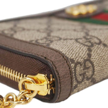 Load image into Gallery viewer, GUCCI Ophidia GG Supreme Canvas Zip Around Wallet Beige 523154
