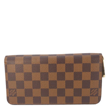 Load image into Gallery viewer, LOUIS VUITTON Zip Around Damier Ebene Wallet Brown
