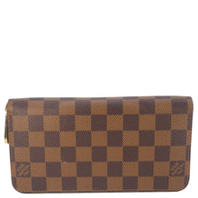 Load image into Gallery viewer, LOUIS VUITTON Zip Around Damier Ebene Wallet Brown
