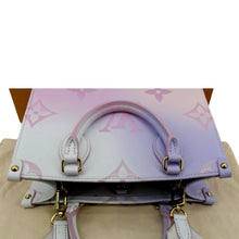 Load image into Gallery viewer, LOUIS VUITTON Onthego PM Monogram Coated Canvas Tote Sunrise Pastel
