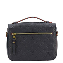 Load image into Gallery viewer, LOUIS VUITTON Metis Pochette Empreinte Leather Crossbody Bag Navy Blue
