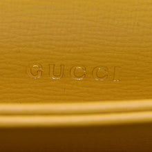 Load image into Gallery viewer, GUCCI Horsebit 1955 Leather Shoulder Bag Yellow 602204
