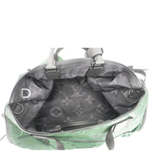 Load image into Gallery viewer, LOUIS VUITTON Keepall 50 Bandouliere 2054 3D Reversible Nylon Travel Bag Green
