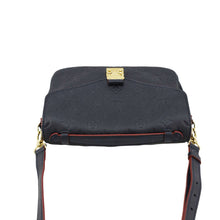 Load image into Gallery viewer, LOUIS VUITTON Metis Pochette Empreinte Leather Crossbody Bag Navy Blue
