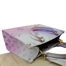 Load image into Gallery viewer, LOUIS VUITTON Onthego PM Monogram Coated Canvas Tote Sunrise Pastel
