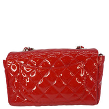 Load image into Gallery viewer, CHANEL Classic Rectangular Flap Mini Quilted Patent Leather Shoulder Bag Red
