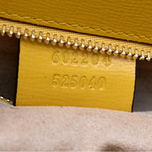 Load image into Gallery viewer, GUCCI Horsebit 1955 Leather Shoulder Bag Yellow 602204
