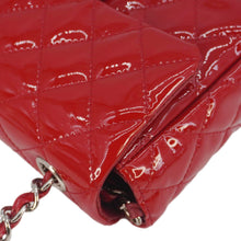 Load image into Gallery viewer, CHANEL Classic Rectangular Flap Mini Quilted Patent Leather Shoulder Bag Red
